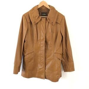 Cole Haan Tan Leather Jacket